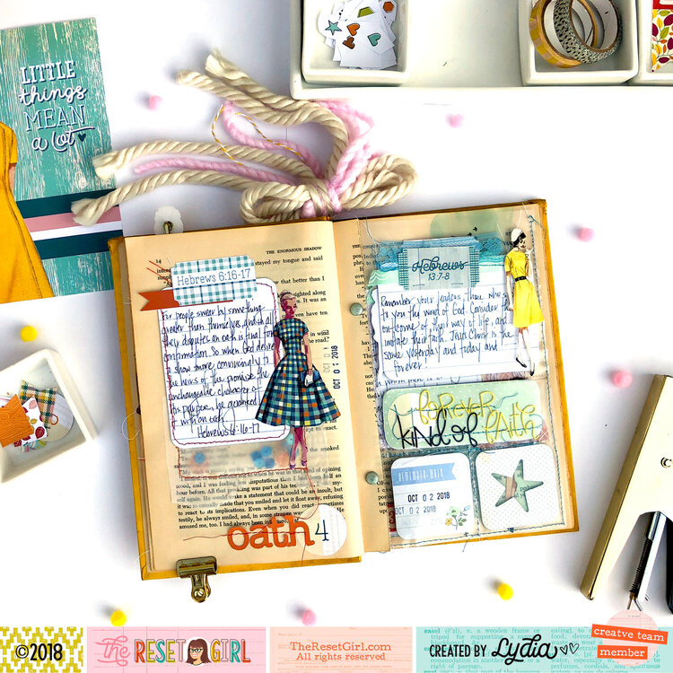 The Reset Girl Faithful Life Challenge Altered Book