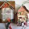 Graphic 45 Winter Wonderland Tiny houses Christmas ornaments