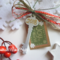 Graphic45- Christmas Table Gift Box, Lucky Charm Key and Tag