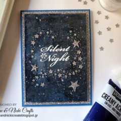 Starry Sky Christmas Card