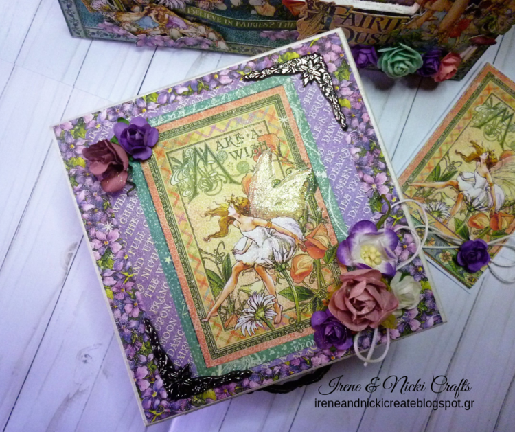 Graphic 45 Fairie Dust Altered Frame and Box