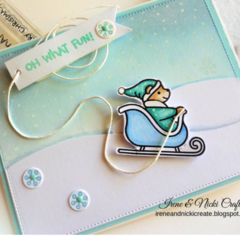 Lawn Fawn| Winter Fun Card