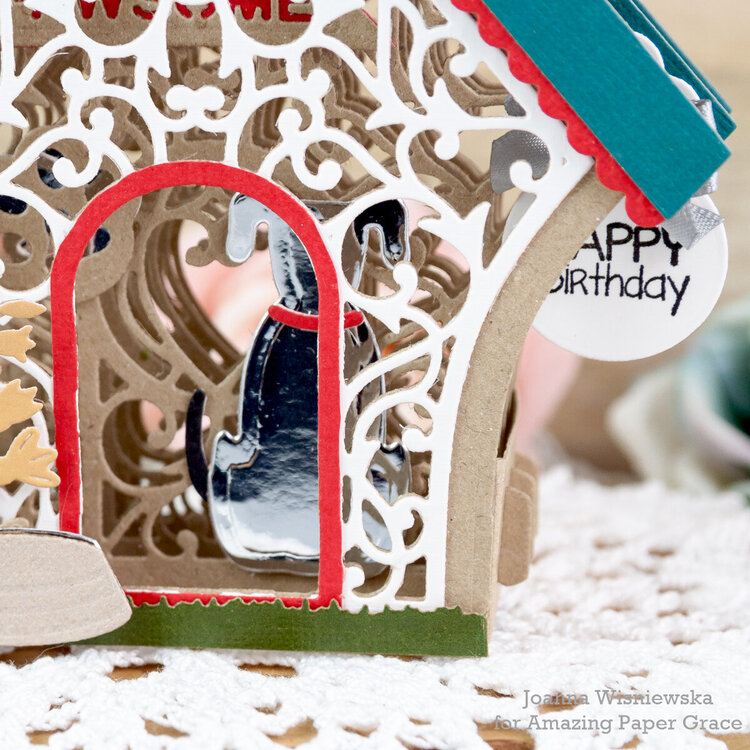 3D Vignettes Pet House card