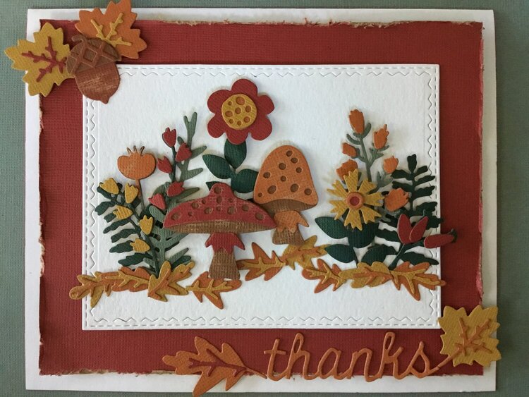 Fall Thank You Card.