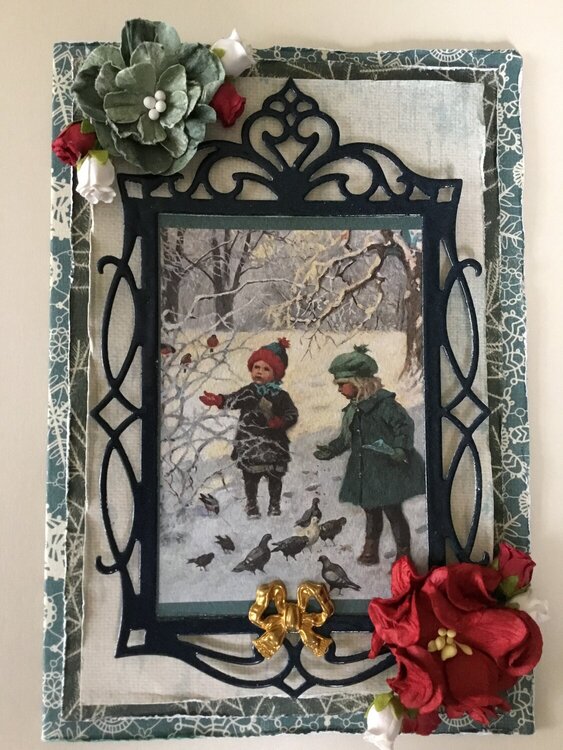 Vintage Winter card