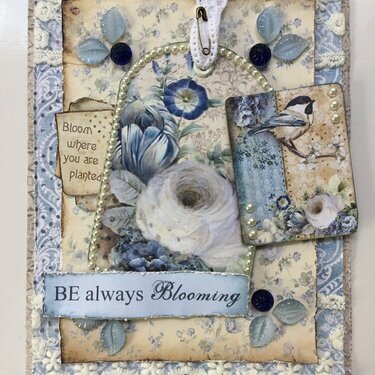Be always blooming card