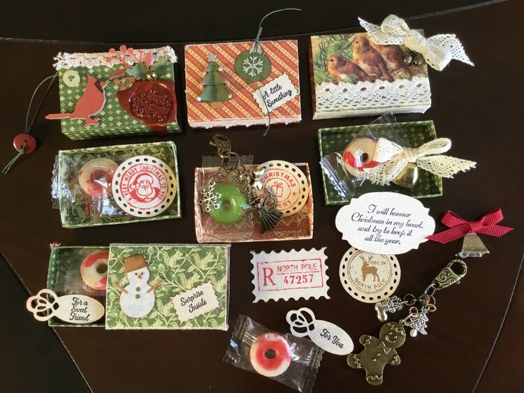 Matchbox Christmas gift tags