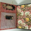 Heirloom Garden mini album with Graphic 45 Floral Shoppe paper.