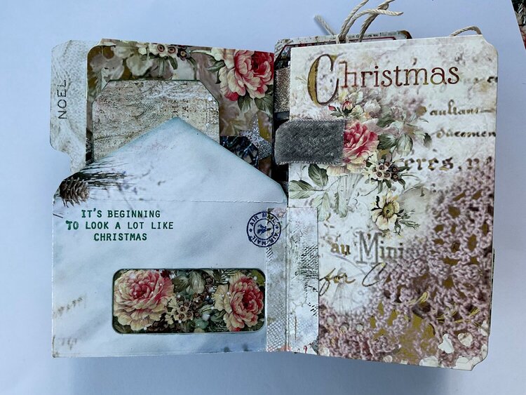 Christmas theme tab book