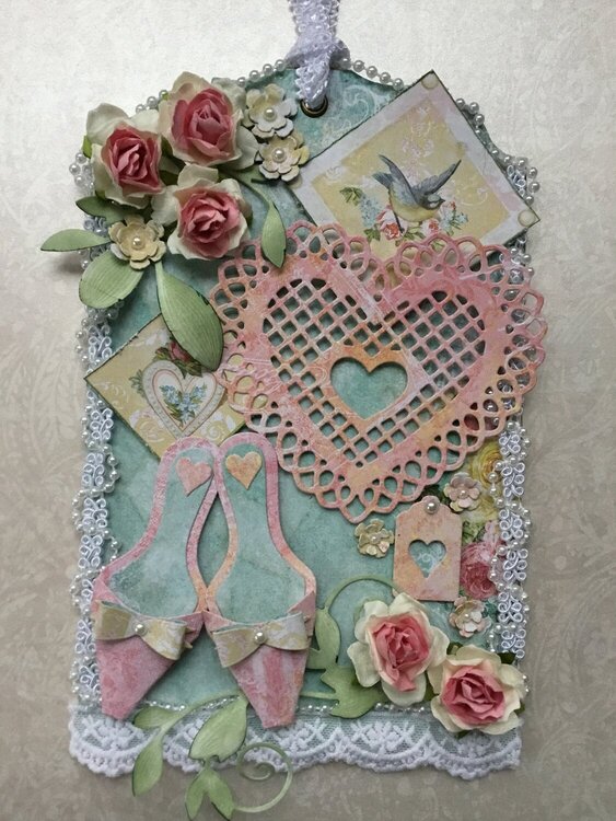 Valentine tag for Marci