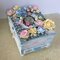 Altered shabby wooden box