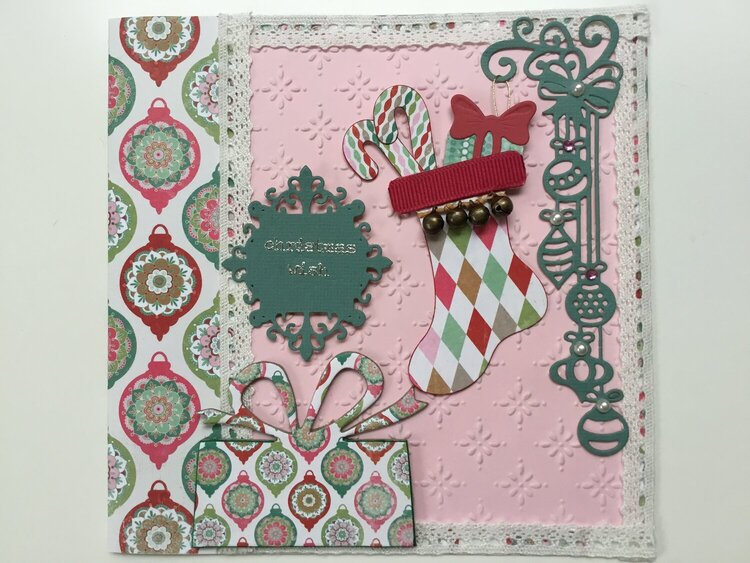 Christmas stocking card