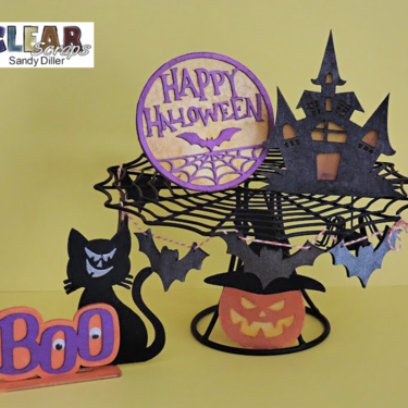Just Say BOO!  Come on over to the Clear Scraps Blog to see how I made this fun project.  https://clearscraps.typepad.com/my_web