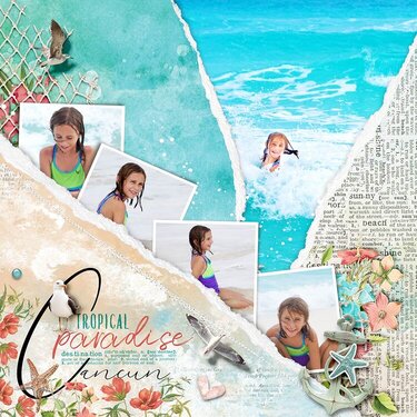 Cancun Beach  Baby