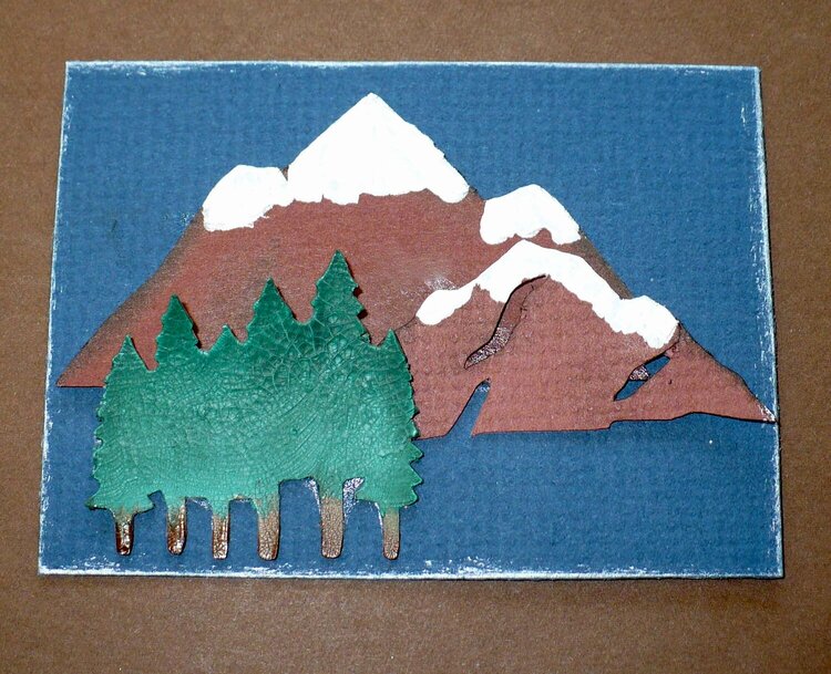 Mystery ATCs - Mountains