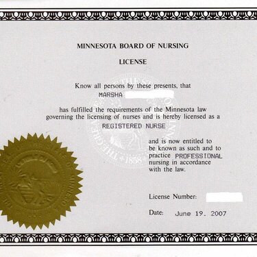 My Nursing License
