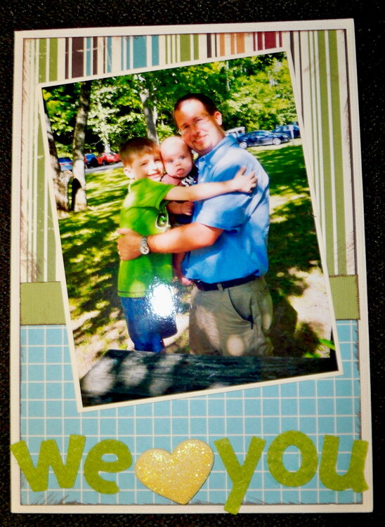 We {Heart} You - Father&#039;s Day card