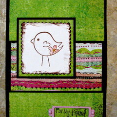 For My Friend card