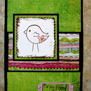 For My Friend card