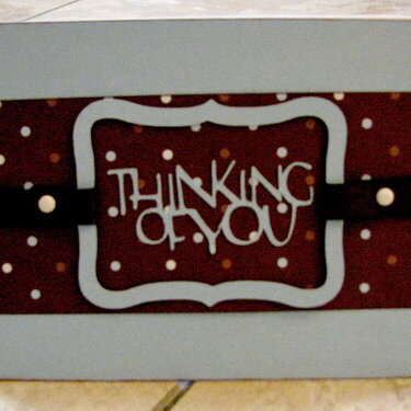 Thinking of you card