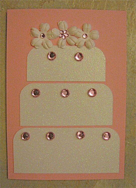 Wedding Cake card