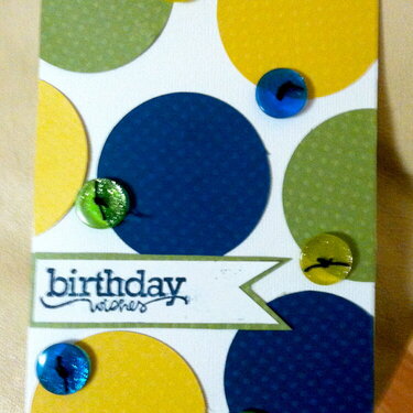 Birthday Wishes card