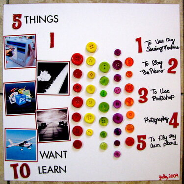 5 Things I Want To Learn