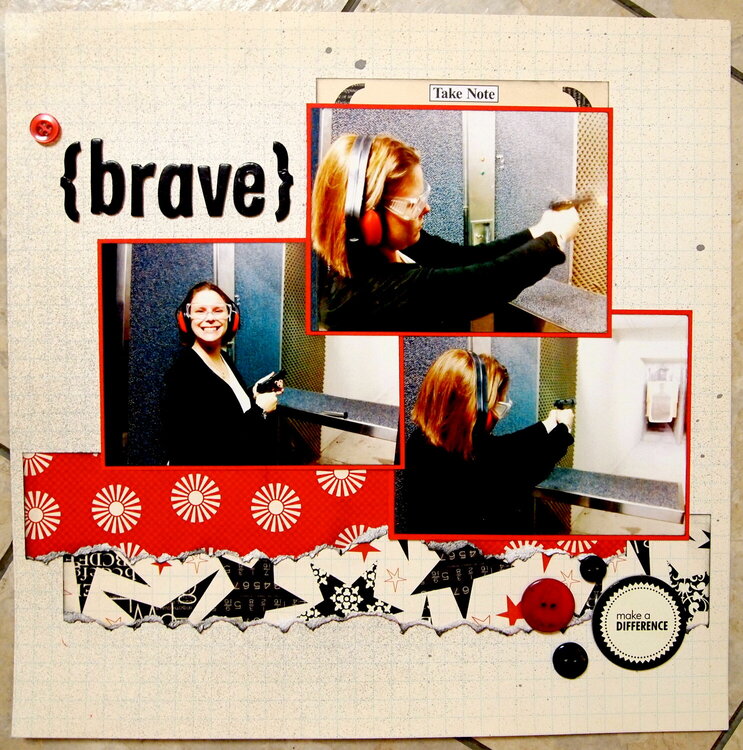 {Brave} - journaling tucked in