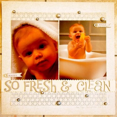 So Clean &amp; Fresh (Ian&#039;s 9 mo portrait)