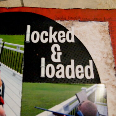 Locked &amp; Loaded title close-up