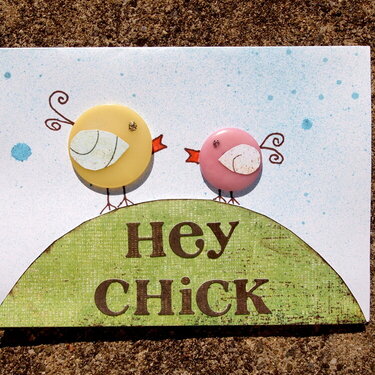 Hey Chick card