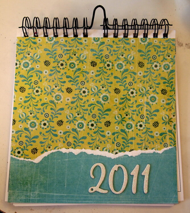 2011 Calendar cover