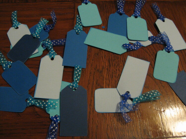 Embellies 101 Blue Group tags