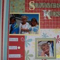 Summer Kids Left Page