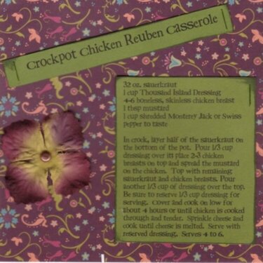 Crockpot Chicken Reuben Casserole Recipe