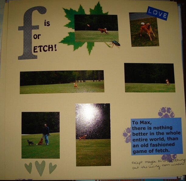 F is for Fetch!
