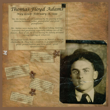 Thomas floyd Adams