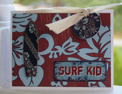 {Surf Kid Card} Christine Adolph&#039;s Surf Collection