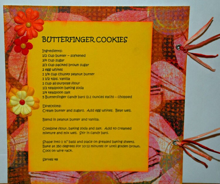 6x6 ABC Dessert Recipe Swap &quot;Butterfinger Cookies&quot;