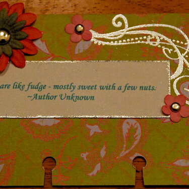 Rolodex Card Swap #5 - Family Quote