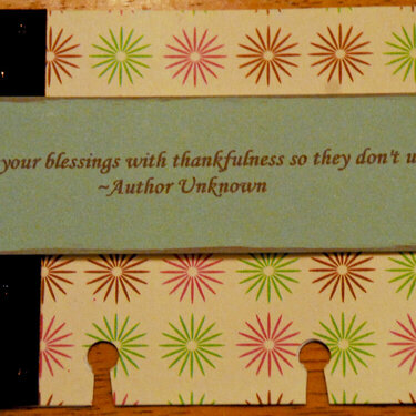 Rolodex Card Swap #5 - Thanks Quote