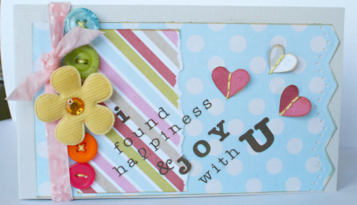 I found happiness... **MY Scrapbook Nook May kit**