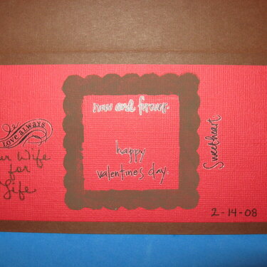 Valentine Card for DH-Inside