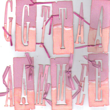 ScrappinPassions I Love Pink Monograms Group 9