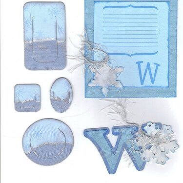 TJCraftyWitch&#039;s Seasons Mini Page Kit - Winter