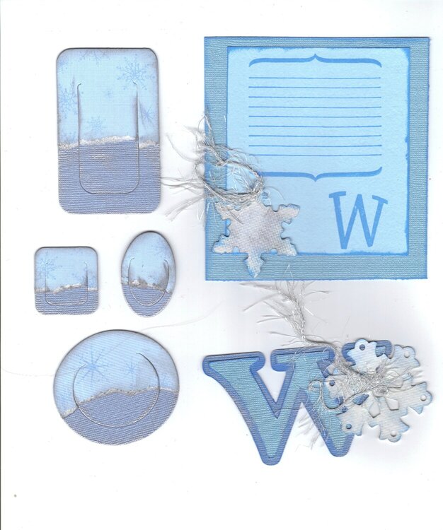 TJCraftyWitch&#039;s Seasons Mini Page Kit - Winter