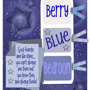 Berry Blue Bedroom