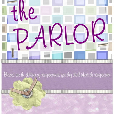The Parlor sign