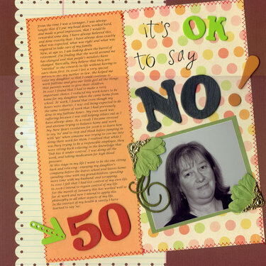 It&#039;s OK to say NO!