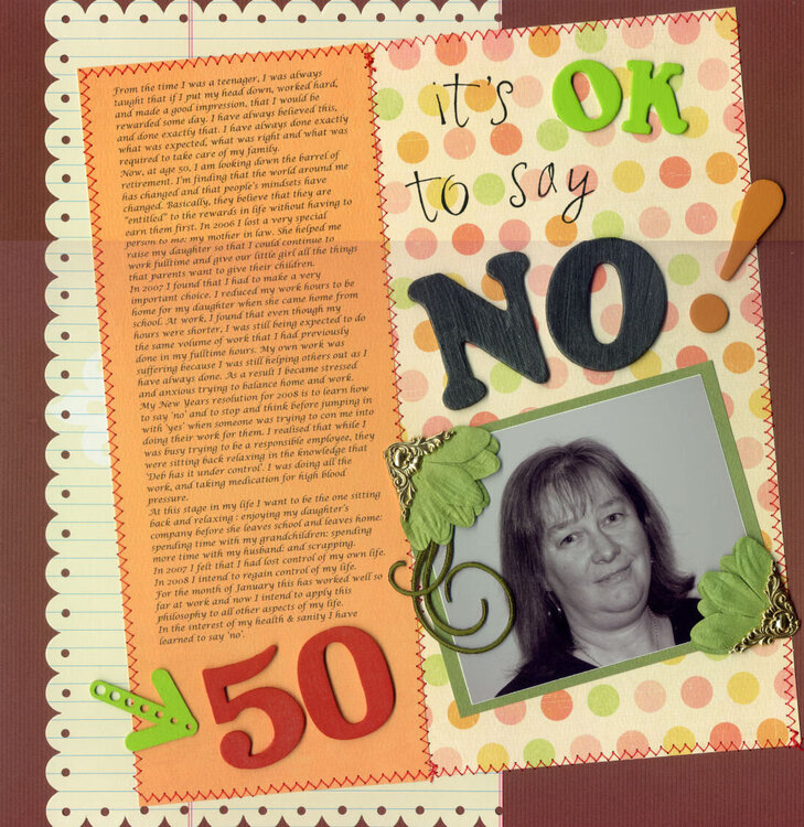 It&#039;s OK to say NO!